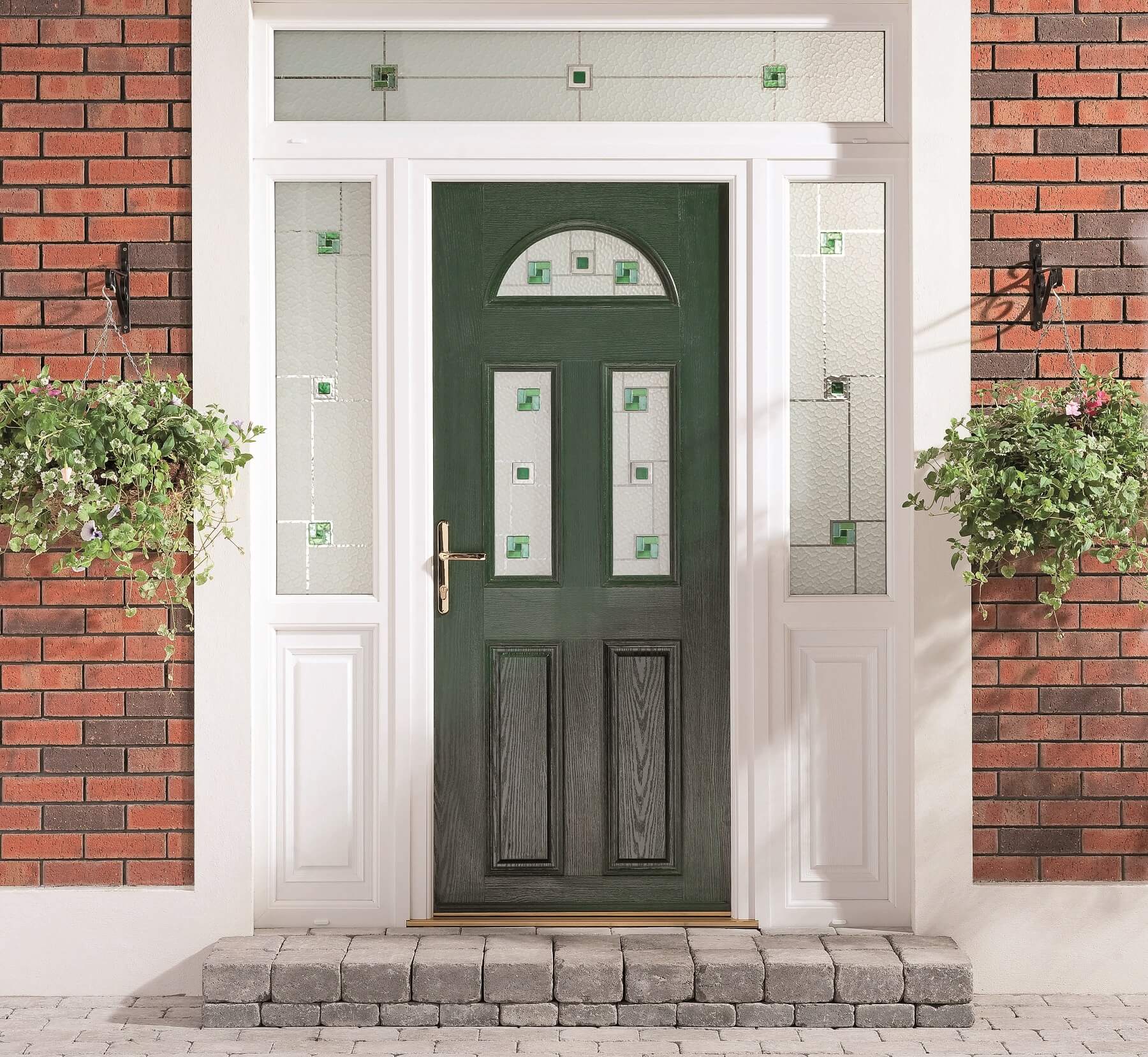 Green composite door