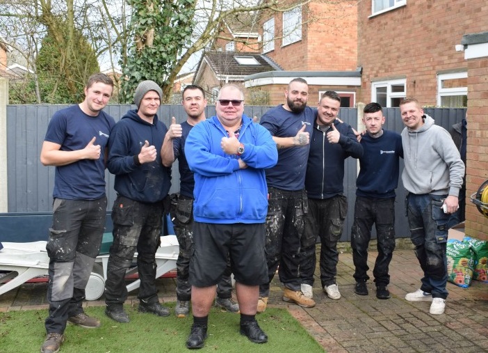 Local company helps customer with free install after devastating news